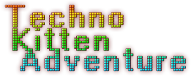 Techno Kitten Adventure Logo